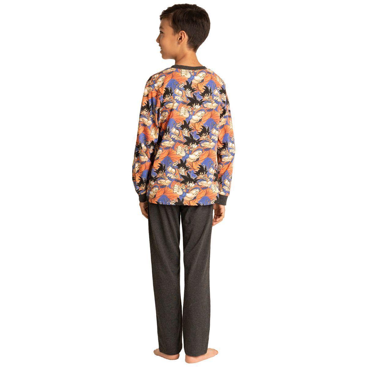 Pijama Niño Invierno Dragon Ball Z Goku C1 Top-1