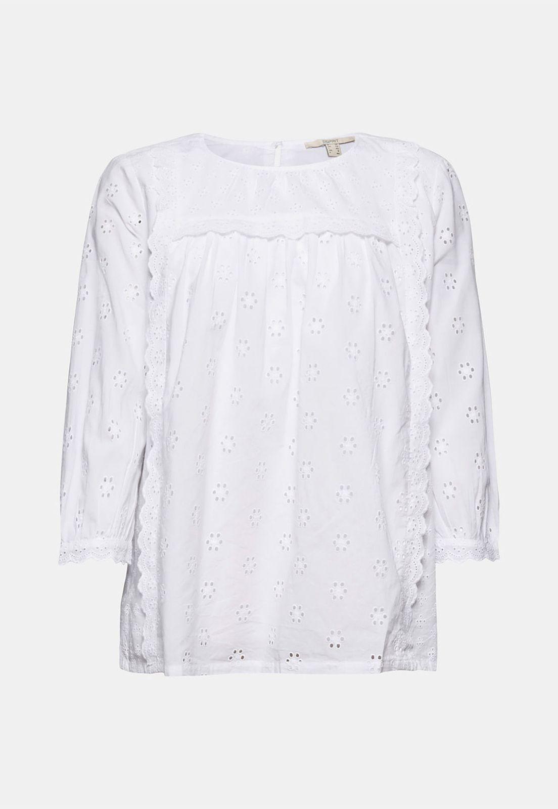 Blusa Mujer Manga Larga Con Bordado Esprit-3