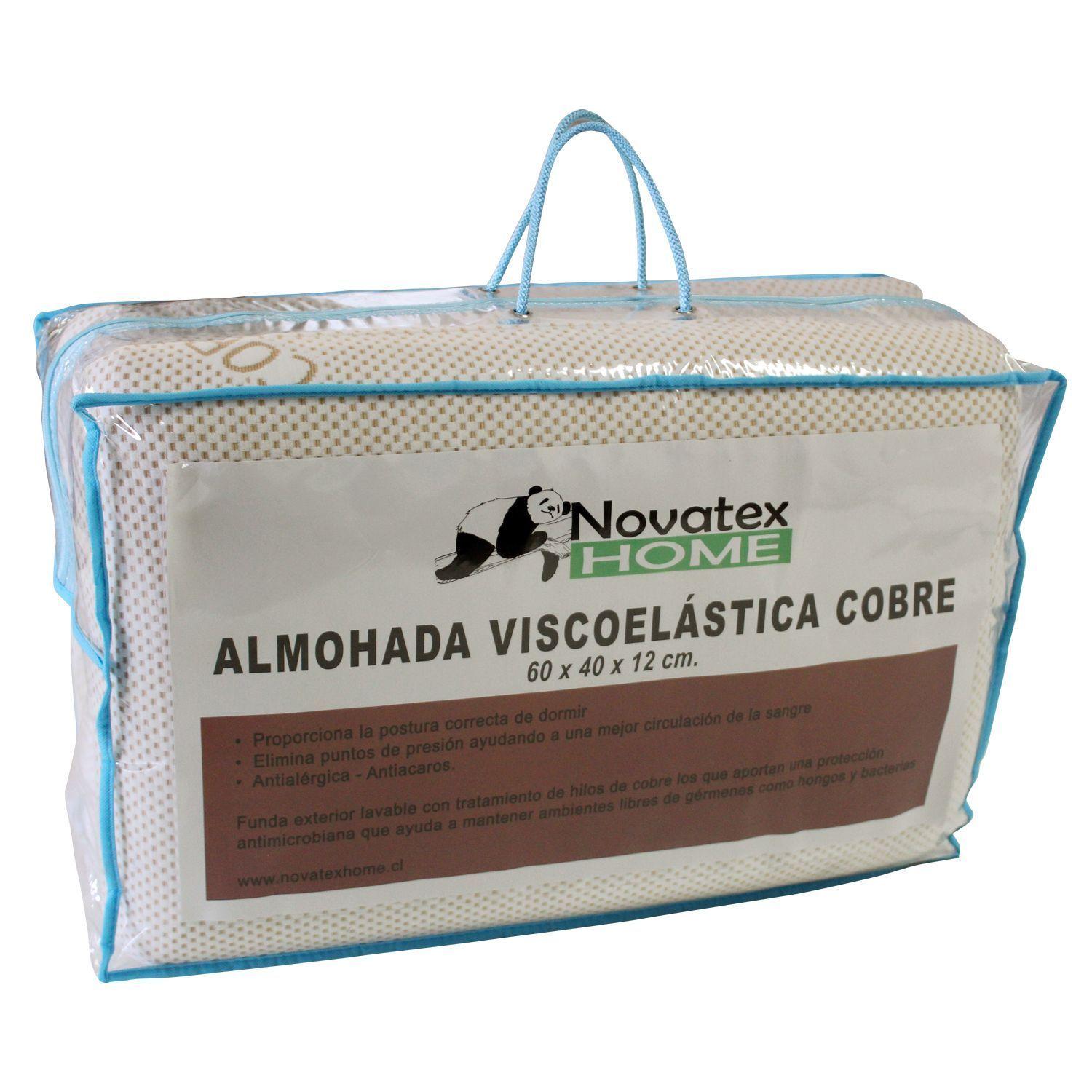 Pack Almohada Viscoelastica Cobre 80*40*12-1