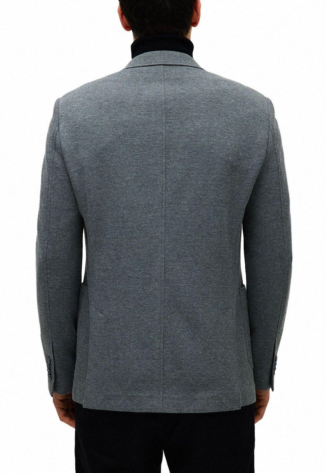 Chaqueta Casual Knit Gris Melange-2