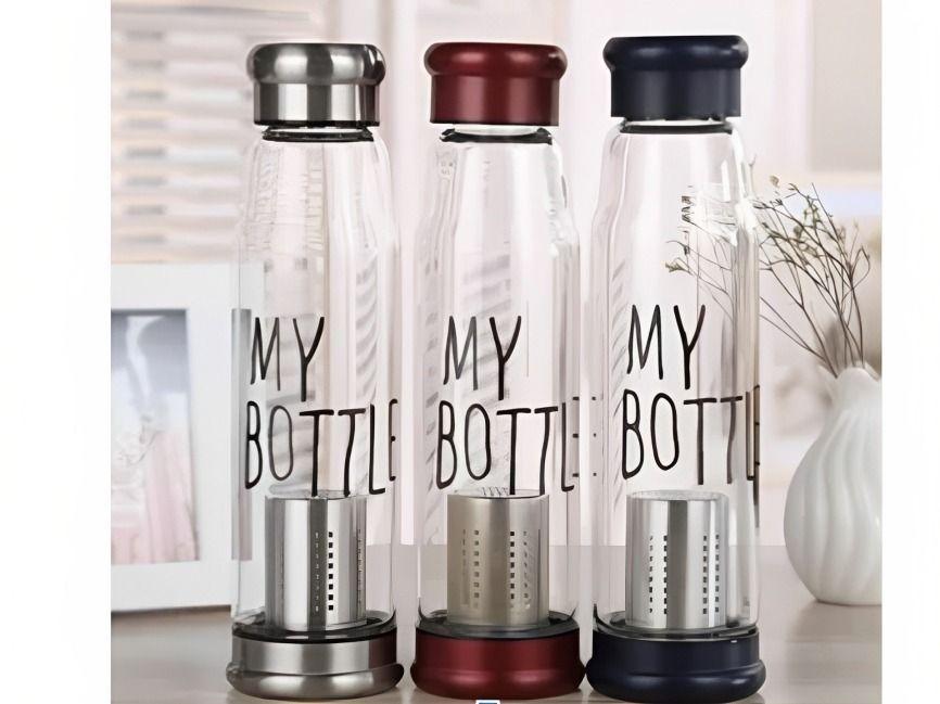 Botella c/ infusor 420ml Rojo-1