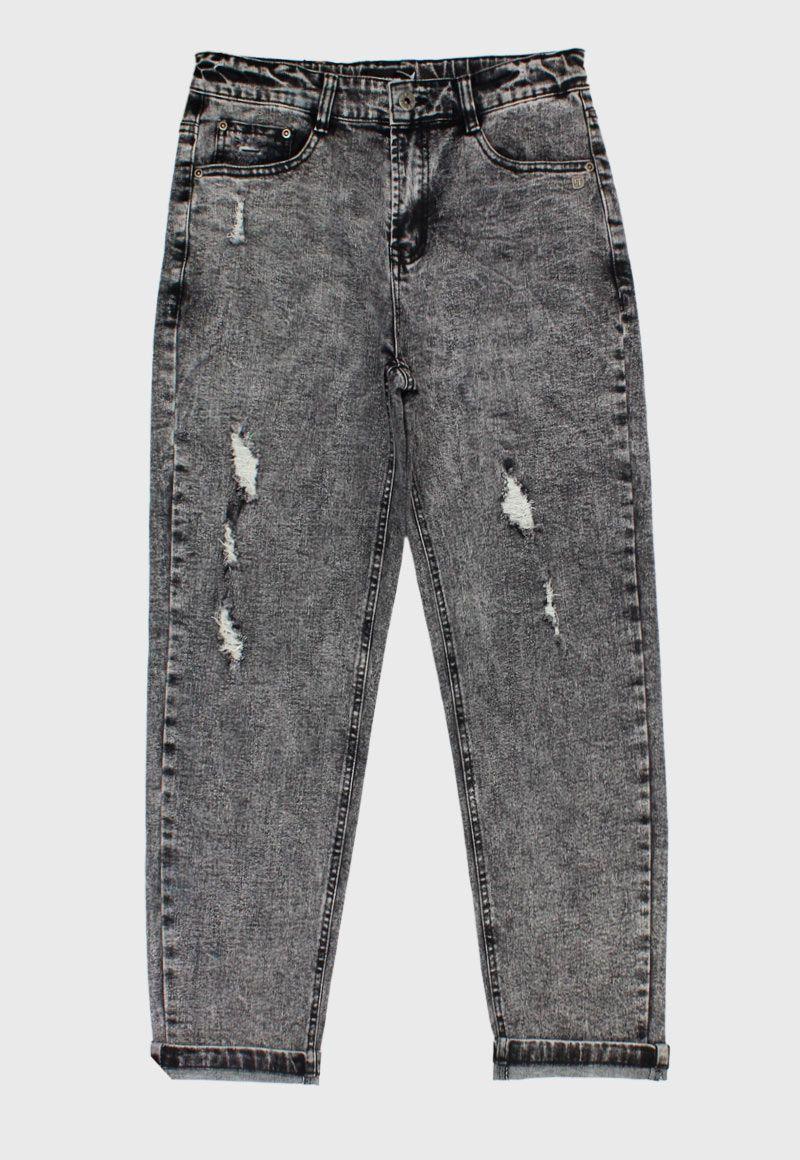 Jeans teens niño straight varsity 516-0