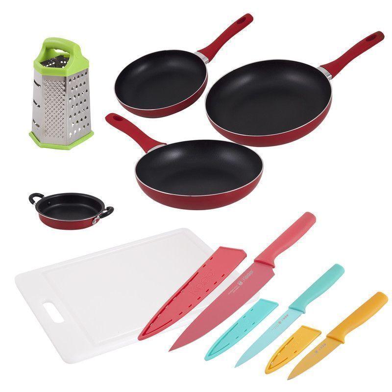 Set de Sartenes + Utensilios 9 Piezas AH63 - ArtHome-0