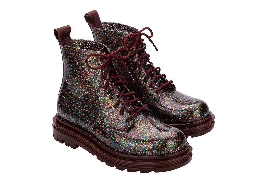 Botin Coturno Glitter Multicolor Melissa-2