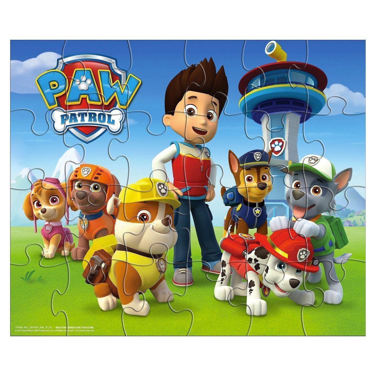 Puzzle/Rompecabezas Paw Patrol 3D - 2 Unidades Caja Metálica-4