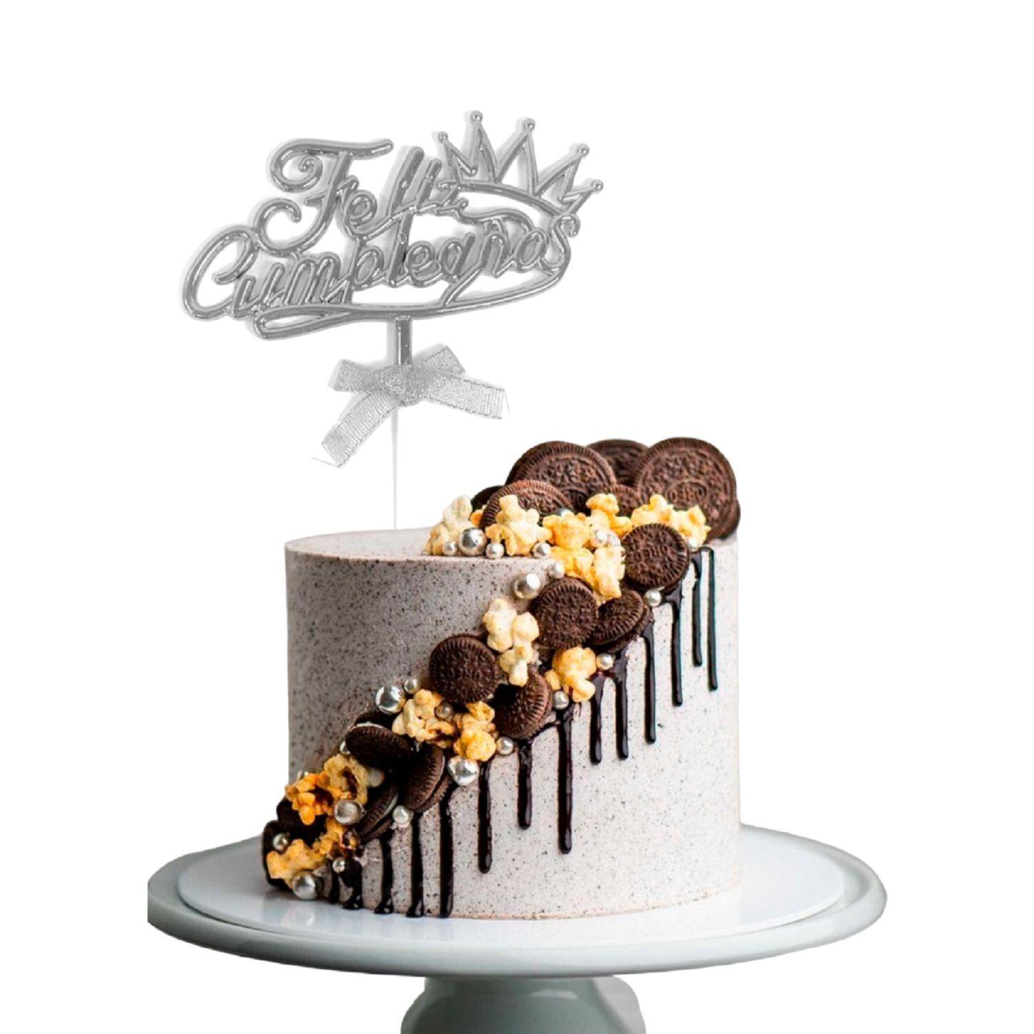 Toppers Tortas 3d Para Torta Feliz Cumpleaños Fiesta-1