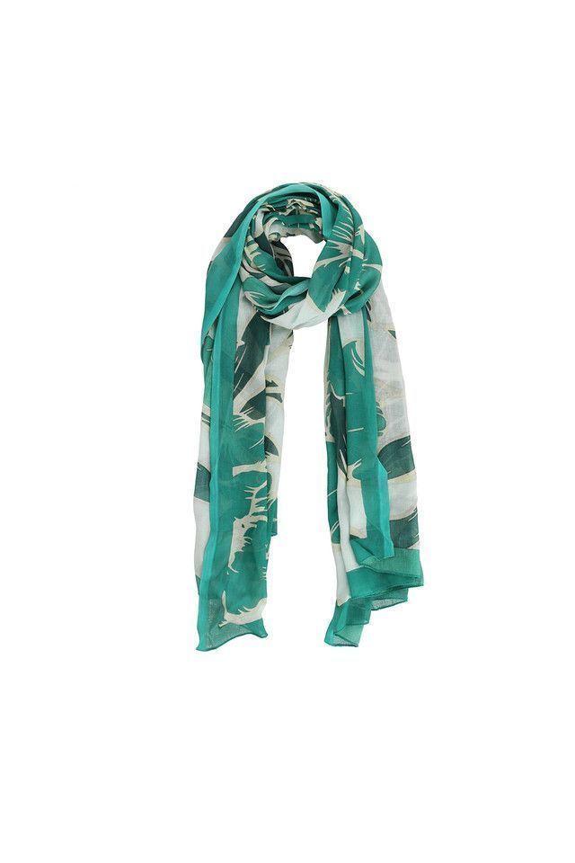 Pañuelo Estampado Verde Organic Nature Jacarandá Humana-0