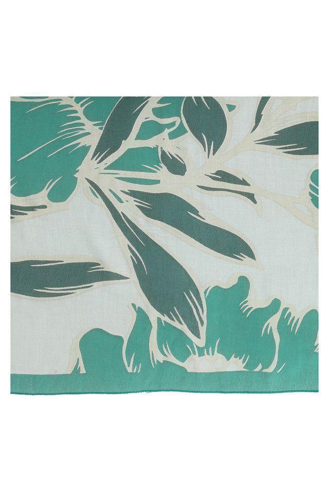Pañuelo Estampado Verde Organic Nature Jacarandá Humana-1