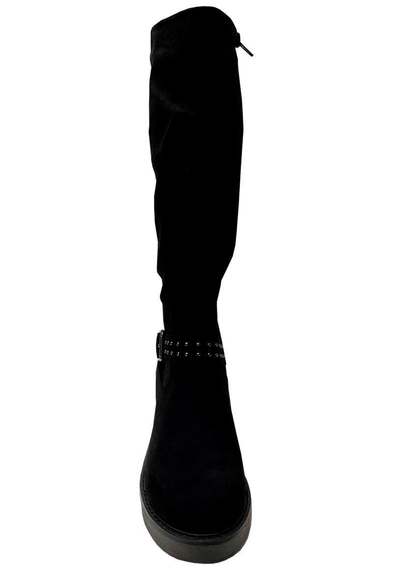 Botín Gamuza Ecológica ZAW97 Negro -2