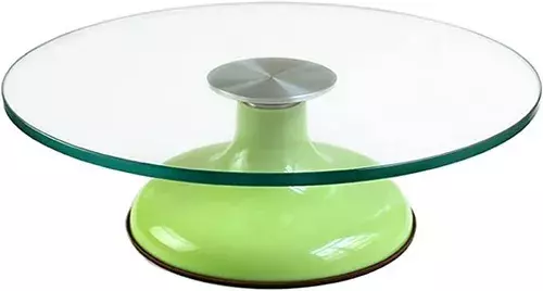 Base Giratoria Tortas Plato Giratorio Base Vidrio 30cm -1