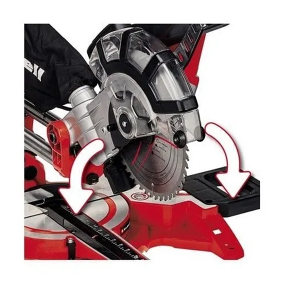 Sierra Ingleteadora Telescópica 1500w 210mm-1