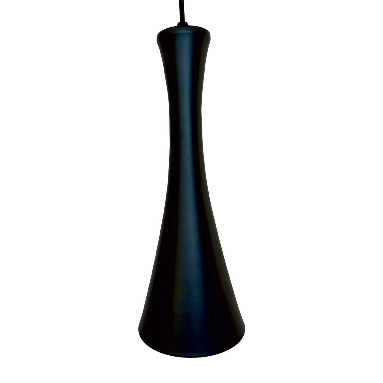 Lámpara Colgante Triple E-27 Diseño Moderno Negro-2