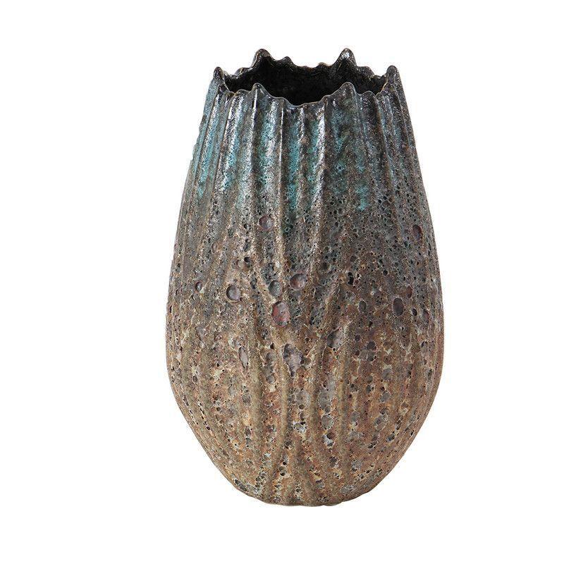 Jarrón Stone Turquesa-3