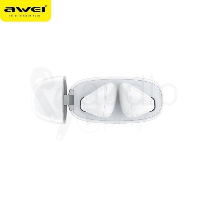 Audífonos Bluetooth T28 Blanco, Estuche de Carga -3