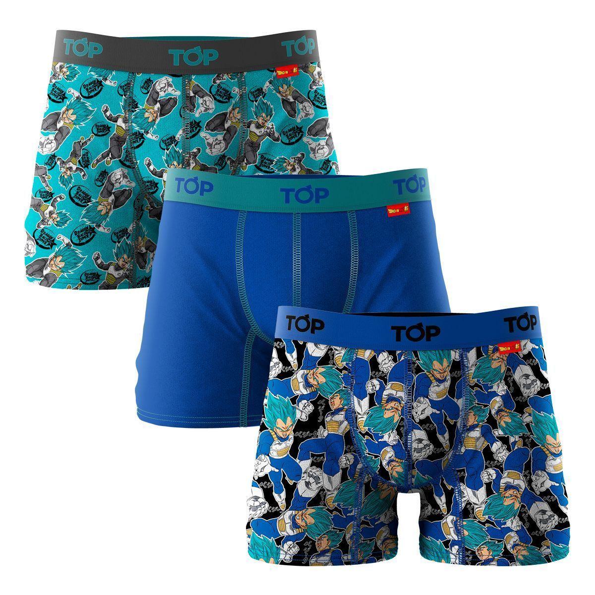 Boxers Medio Microfibra Dragon Ball Pack 3 C3-0