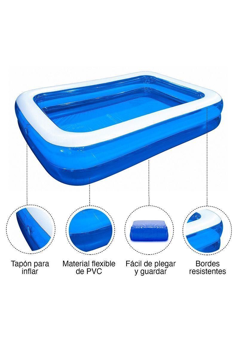 Piscina Inflable 1075 L 50x183x305 cm Azul-3