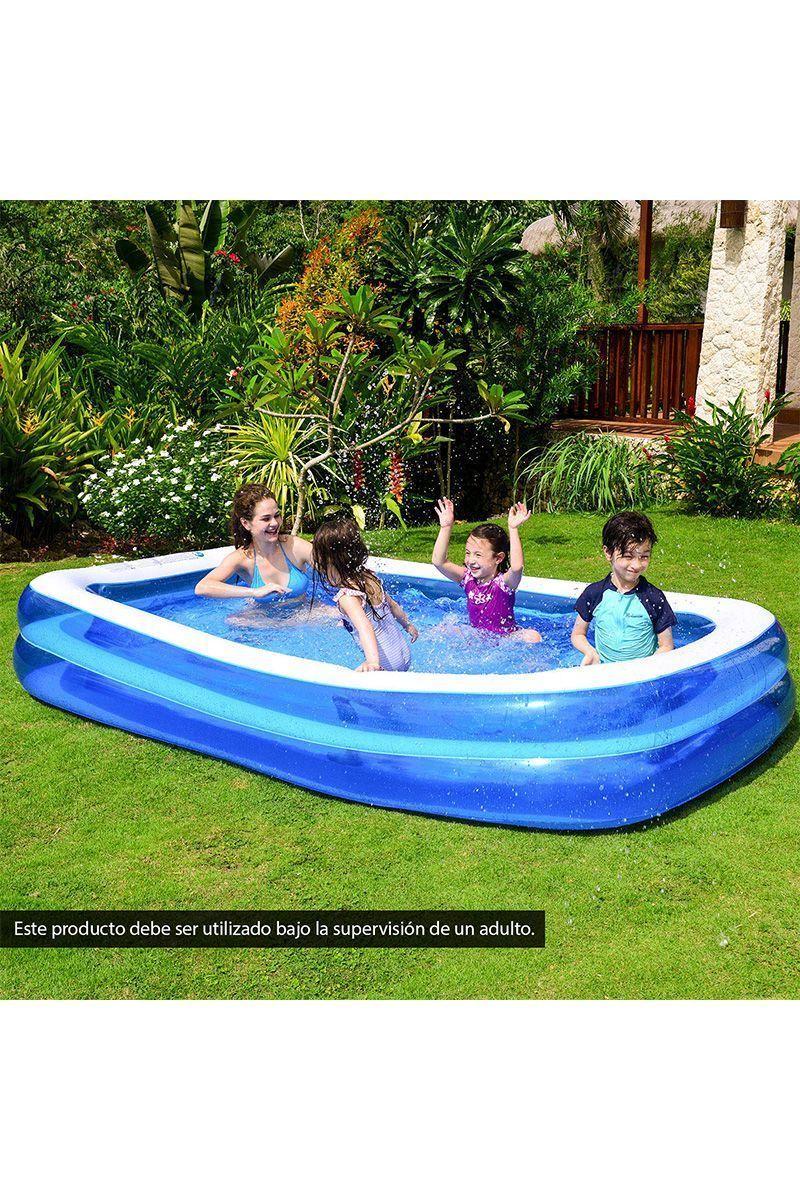Piscina Inflable 1075 L 50x183x305 cm Azul-1