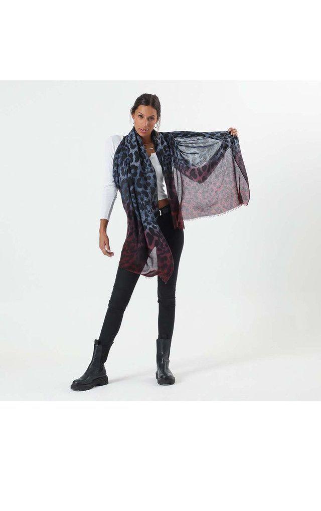 Pañuelo Estampado Gris Animal i-D-1