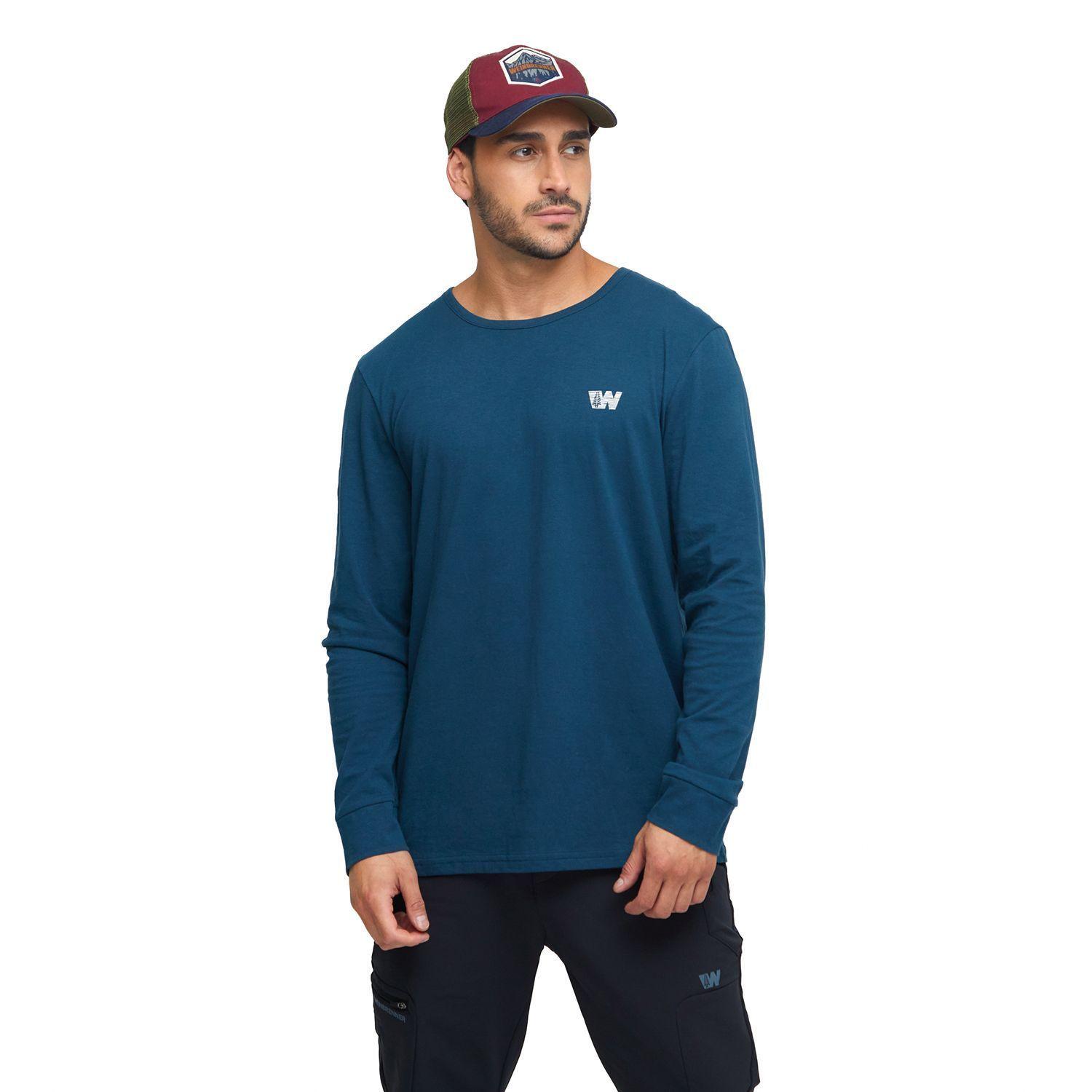 POLERA MANGA LARGA HOMBRE WEINBRENNER MAHE AZÚL-0