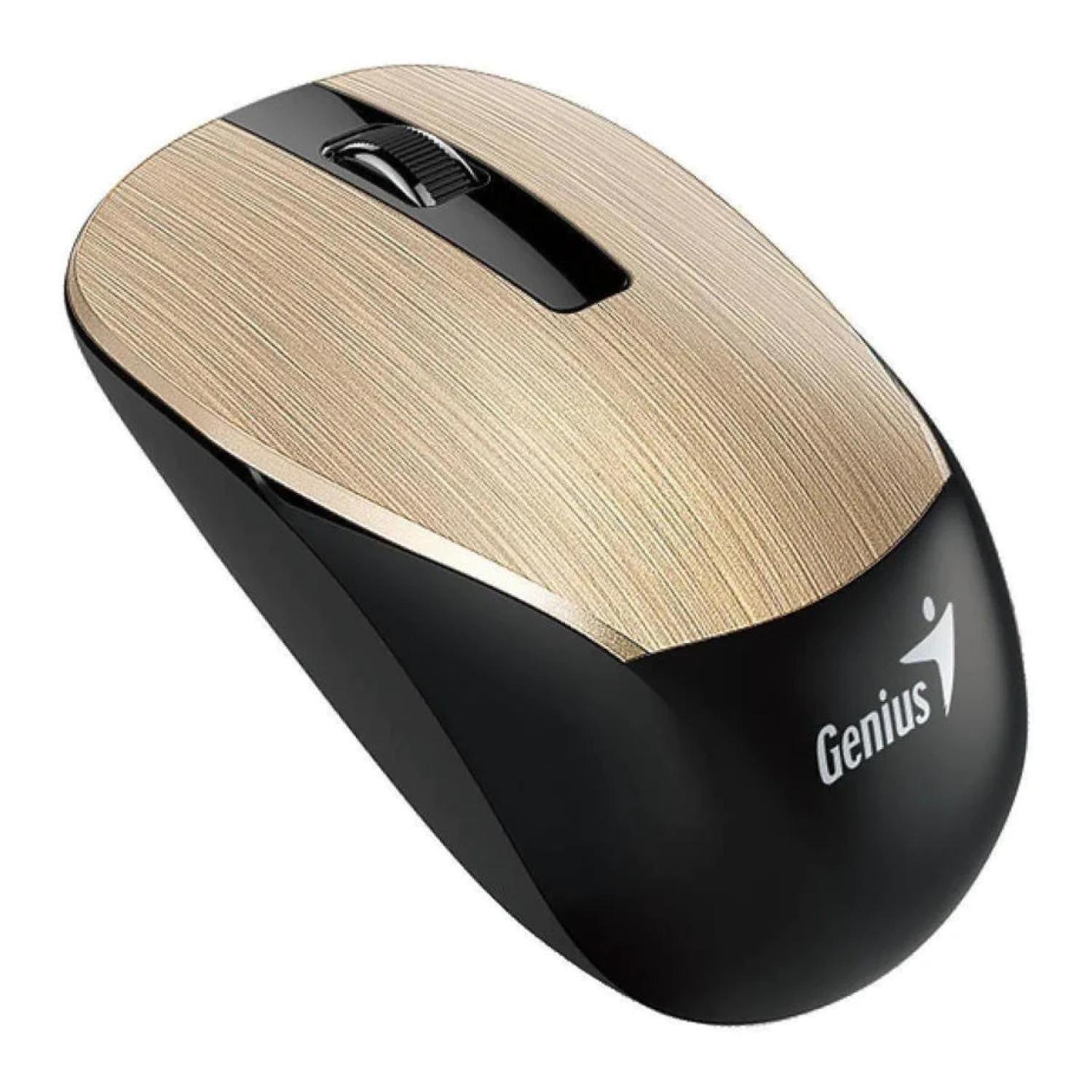 Mouse Inalambrico USB 3B Ambidiestro Dorado NX-7015 Genius-2
