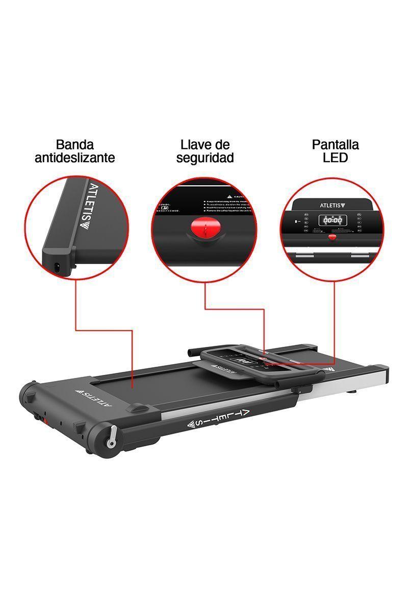 Trotadora Atletis Fit B8263 MP3 USB Negro-3