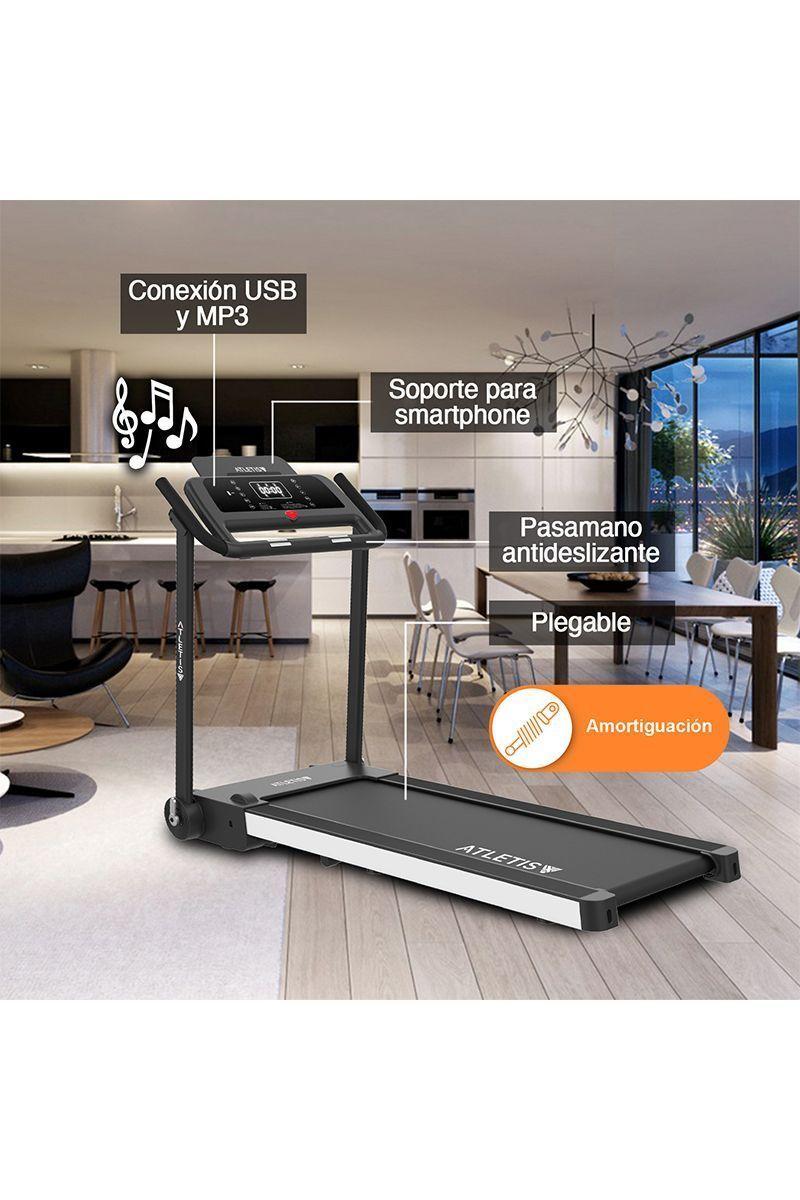 Trotadora Atletis Fit B8263 MP3 USB Negro-4