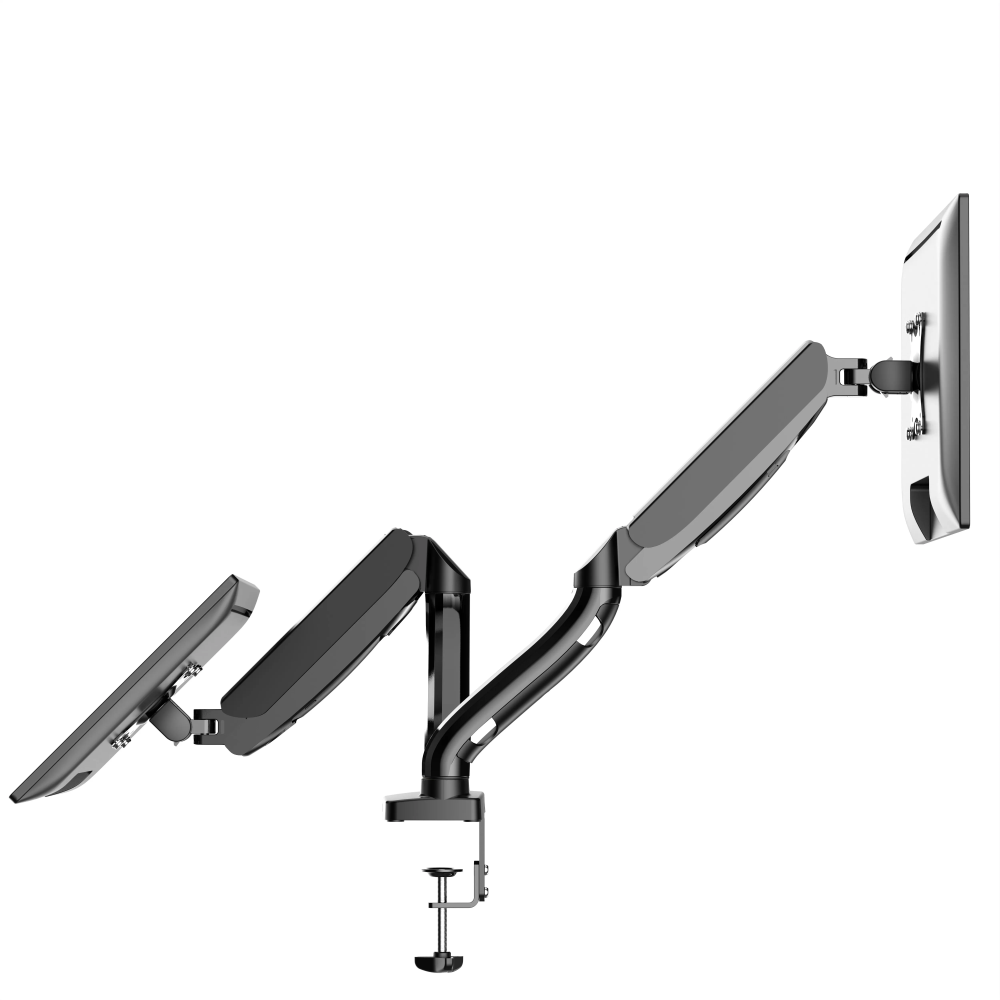 Soporte para Doble Monitor con Neumático, 10″- 32″, uso escritorio-5