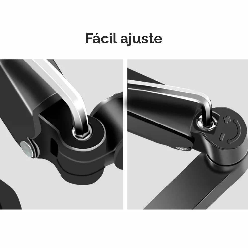 Soporte para Doble Monitor con Neumático, 10″- 32″, uso escritorio-3