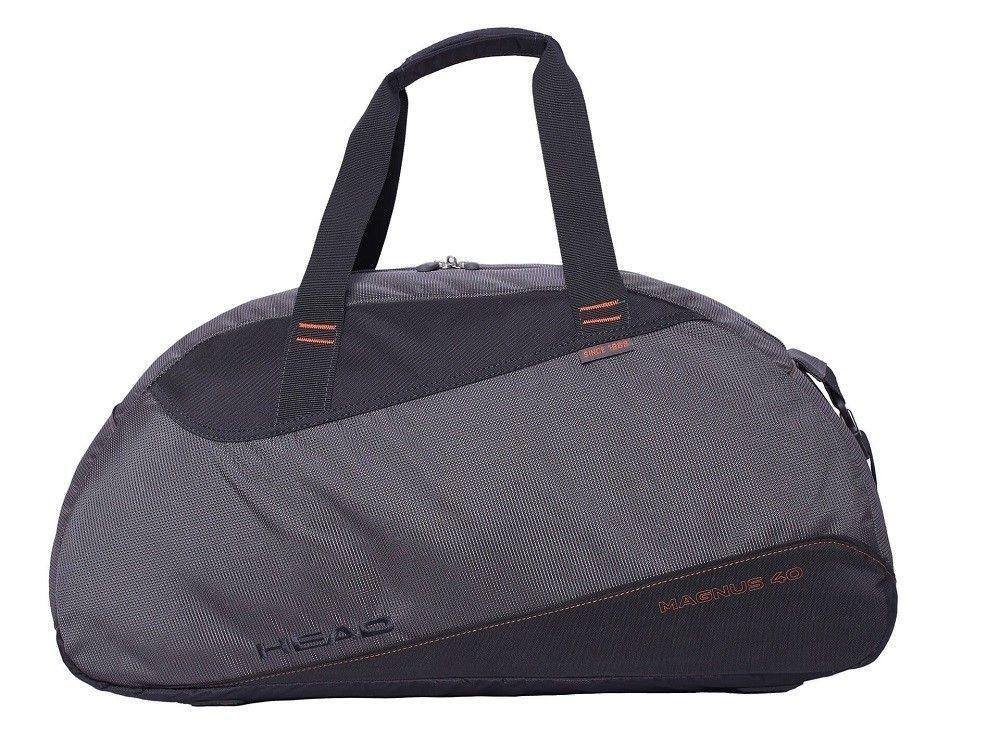 Bolso Deportivo Magnus 40 Gris Negro Head  -2