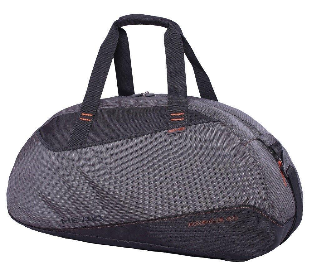 Bolso Deportivo Magnus 40 Gris Negro Head  -0