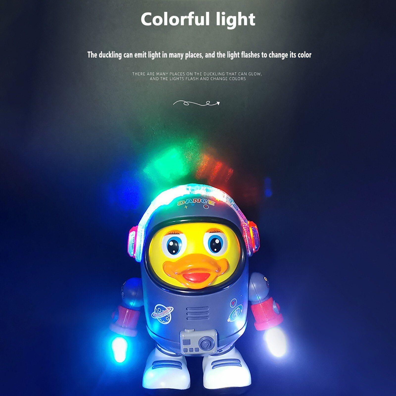 Robot Espacial Pato Bailarín Luces Led Juguete Niñ-1
