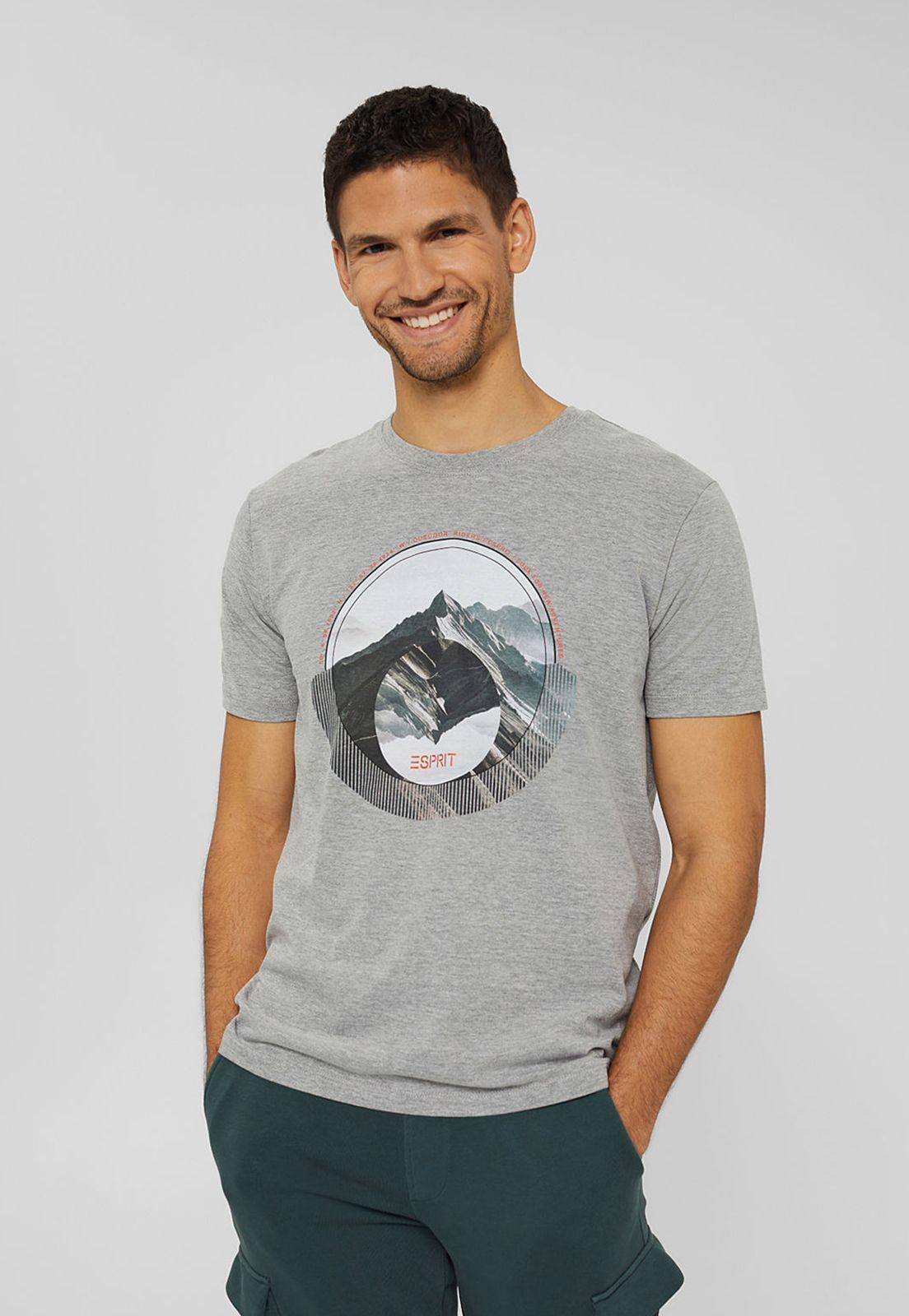 Polera Hombre Manga Corta Estampada Esprit-0