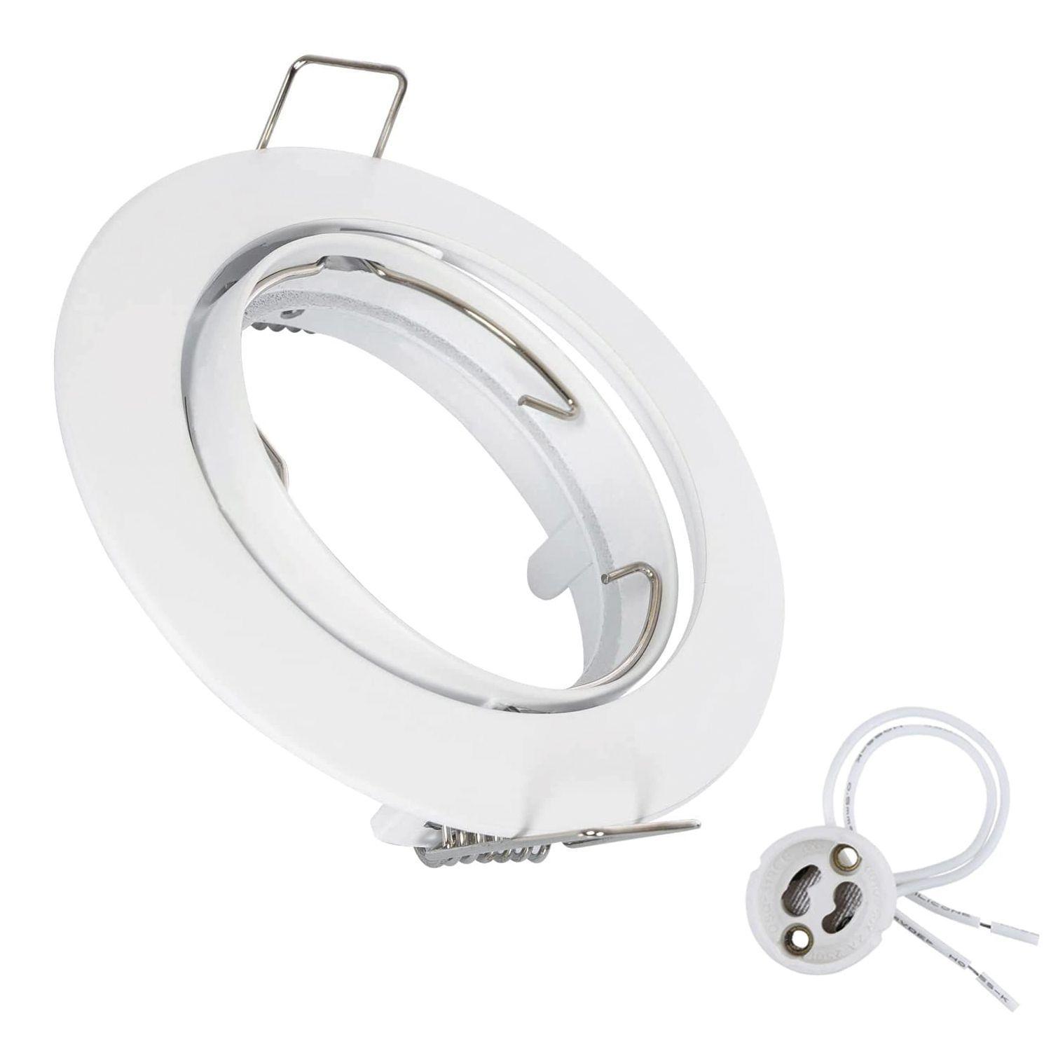 Foco LED Embutido Abatible Porta GU-10 Livorno MR16-0