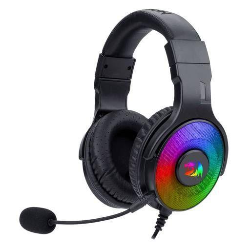 Audífonos Redragon Pandora H350, Sonido Virtual 7.1, Over-Ear, Retroiluminación RGB, Negro-1