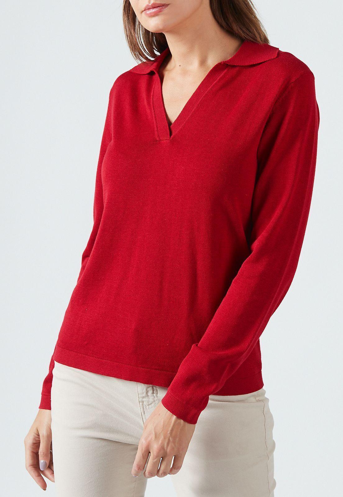 Polera Clavel Rojo-0