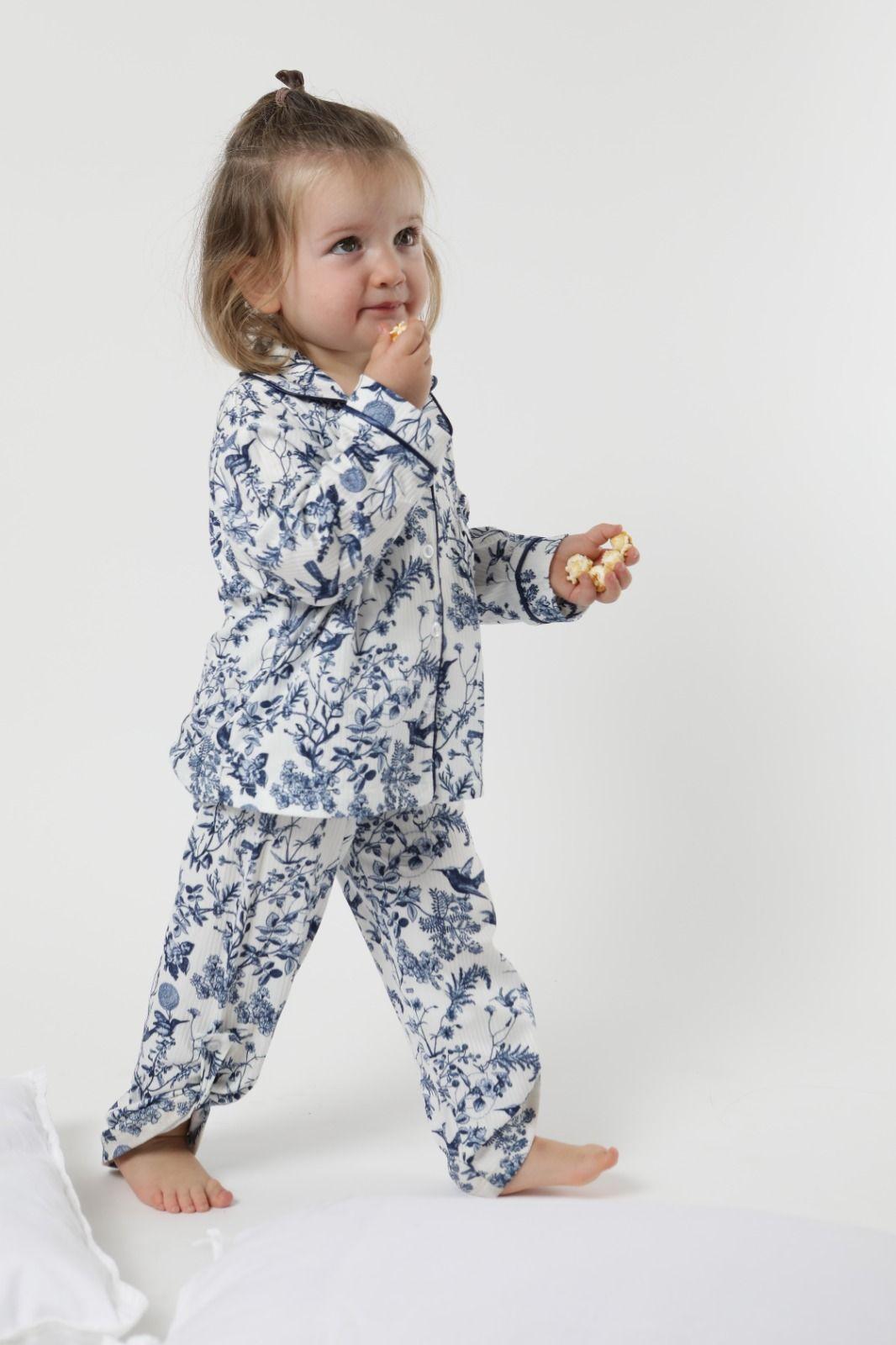 Pijama de Niña - Alessandra Toile Blue Sky-0