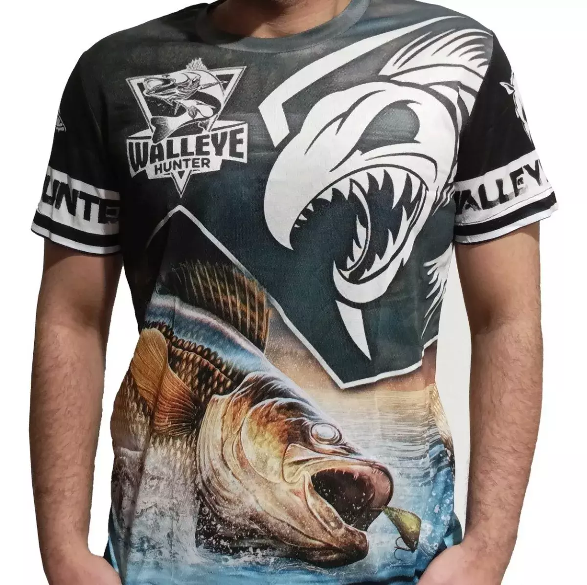  Polera De Pesca Camuflada De Caza Polera Pesca Po-0