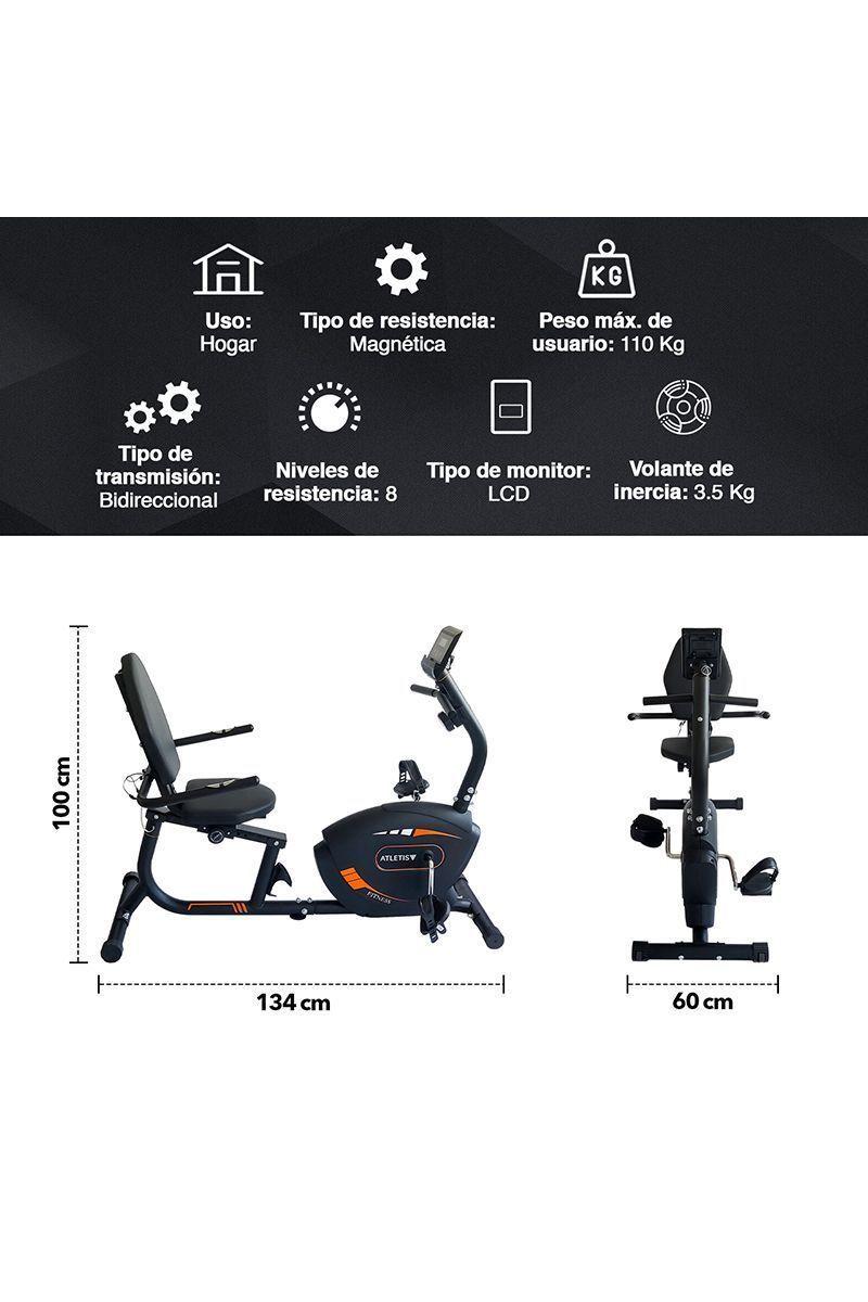 Pack Trotadora M201 + Recumbent YQ-2301D Negro-2