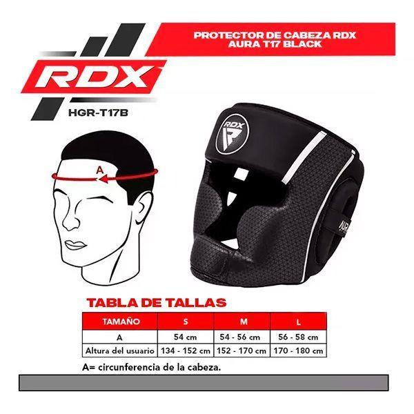 Protector De Cabeza Rdx - Aura T17 Black - Hgr-t17-4