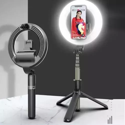 Aro led Baston Selfie L07 Con Bluetooh Led -4