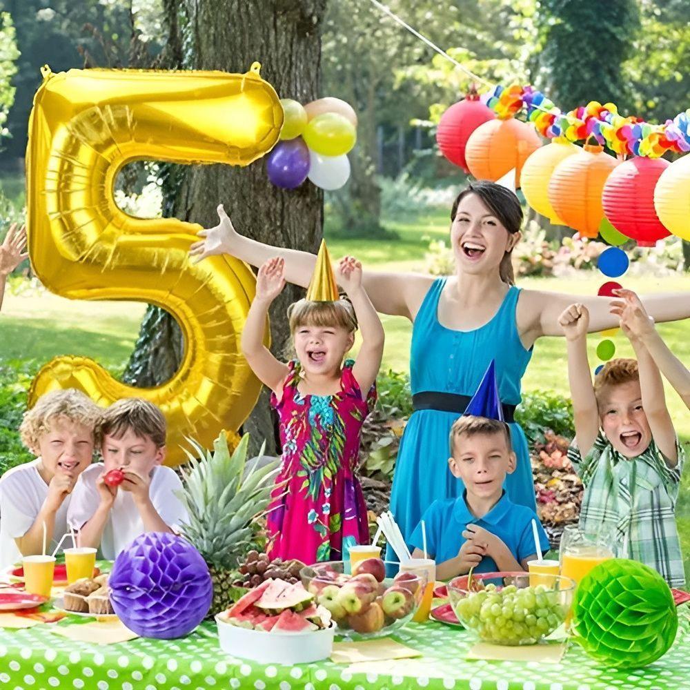 Globos Forma De Numero Globos Metalizados Decoraci-4