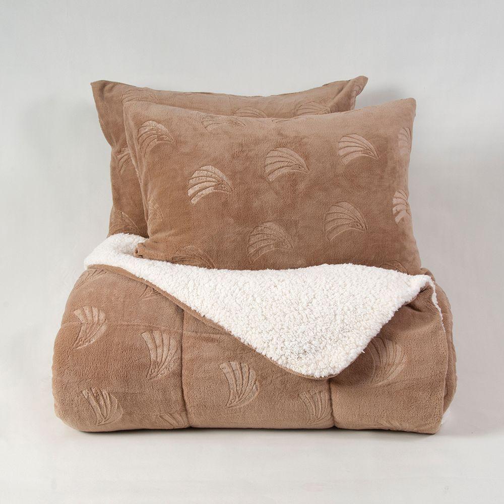 Plumon Coral Emboss King Beige-4