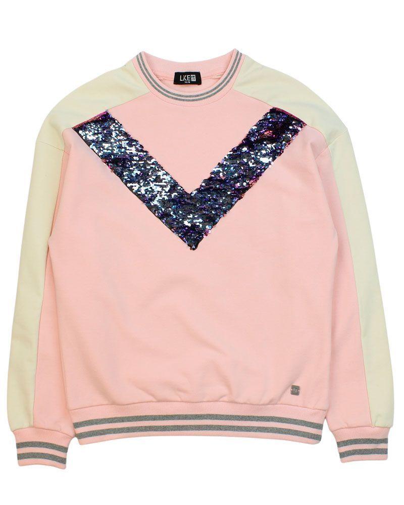 Polerón Teens Niña Lentejuelas Retro Gym Like it-0