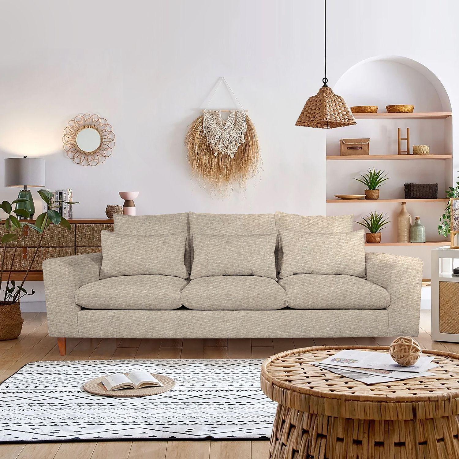 Sofá 3C Kali Lino Arena-3