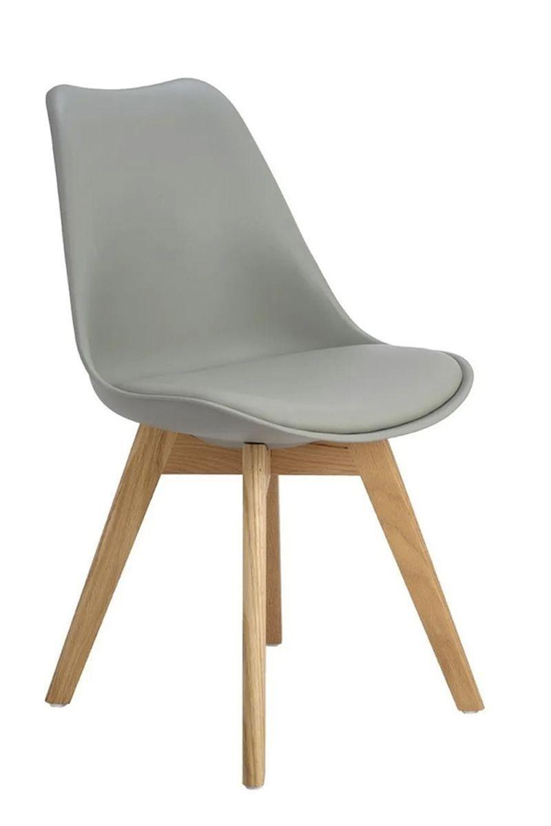 Pack 4 Sillas Eames Tulip con Cojín Gris-3