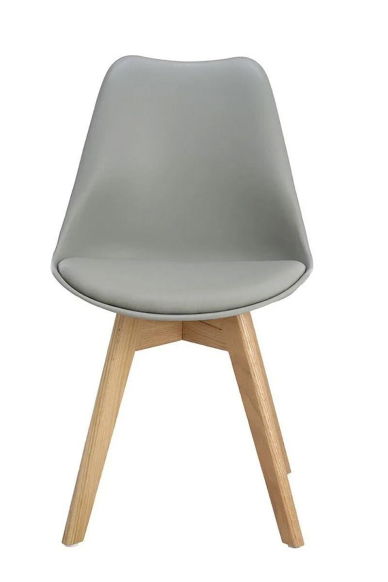Pack 4 Sillas Eames Tulip con Cojín Gris-6