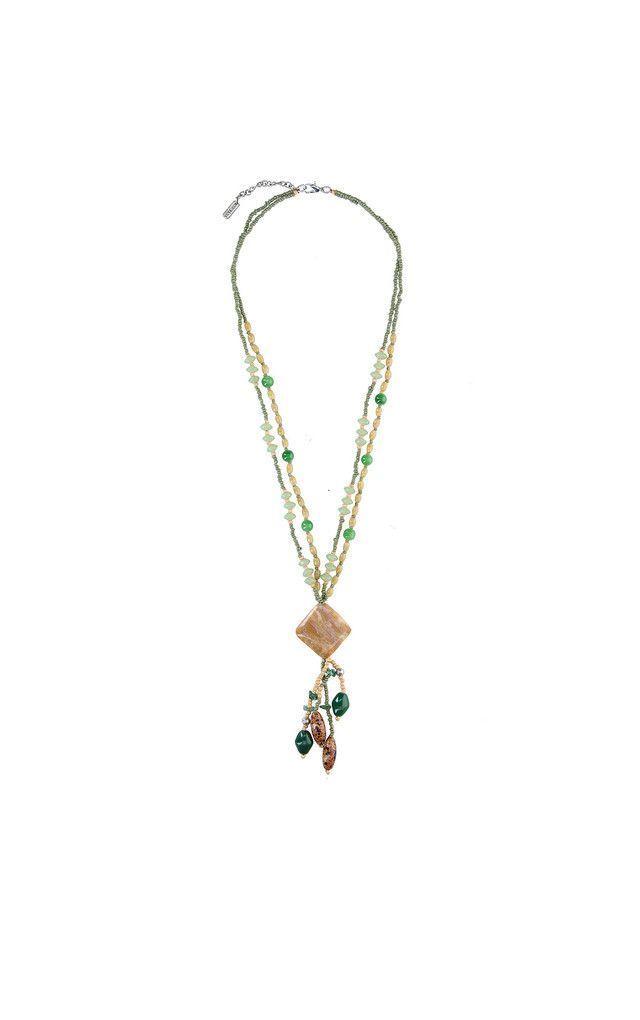 Collar Largo Verde Forest Humana-0