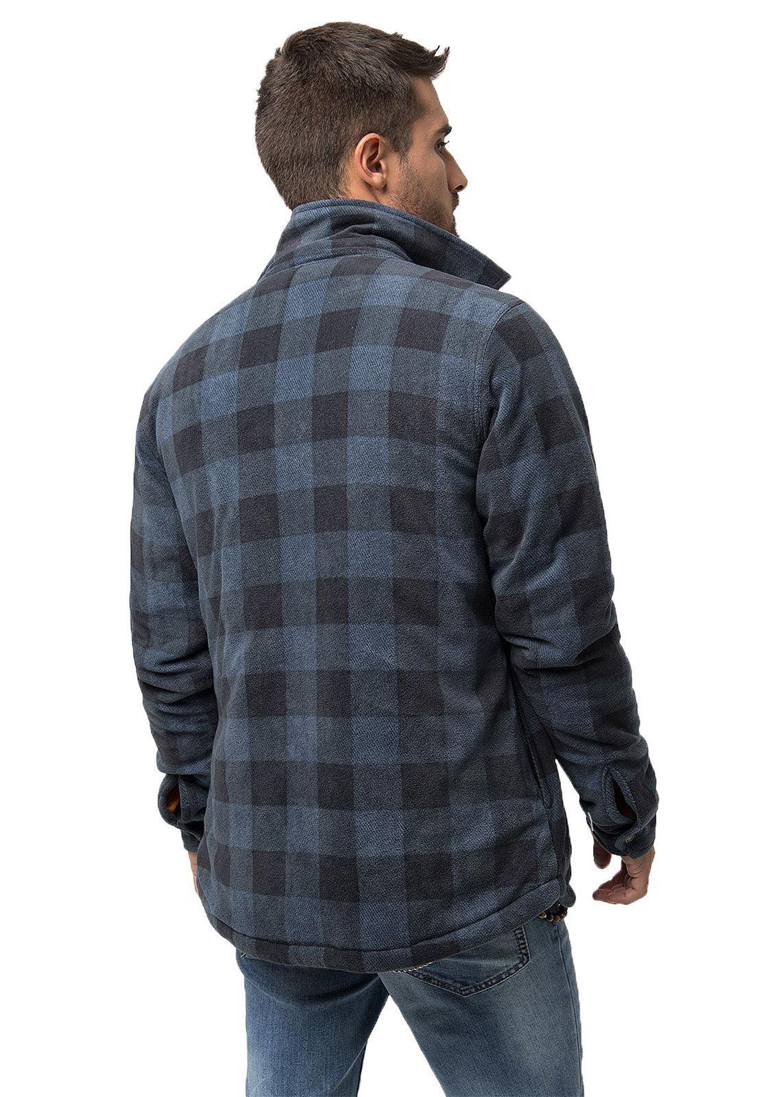 Chaqueta A Cuadros Azul Soviet-1