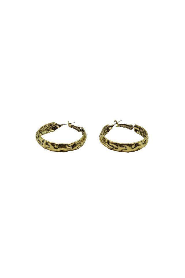 Aros Medianos Dorados Organic Ring Humana-0