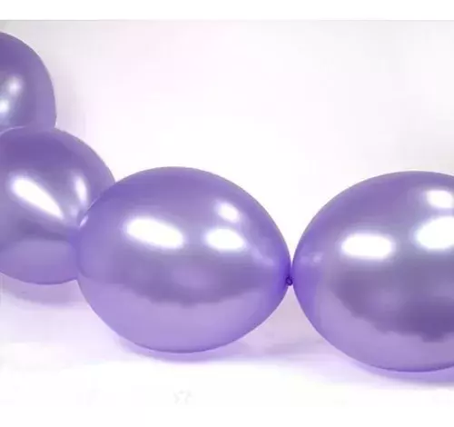 Pack Globos Cumpleaños Globos Cumpleaños + Cortina Metalica  Violeta 100946 y 101066-3